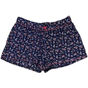 TOMMY HILFIGER Floral Print Boxer Sleep Shorts Women's Sz S/P NWOT